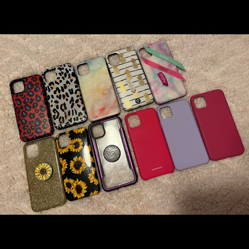 iPhone 11 Pro Max cases. Will sale all together or individually